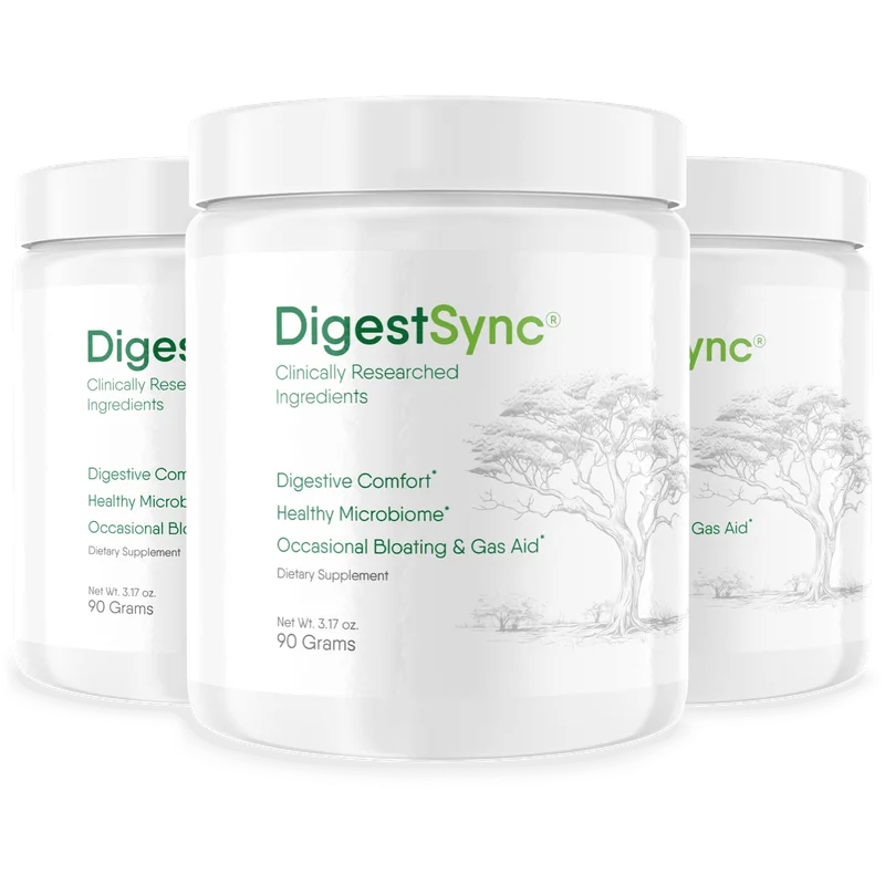 DigestSync Gut & Digestive Support — 3 Bottle / 90 Day Pack