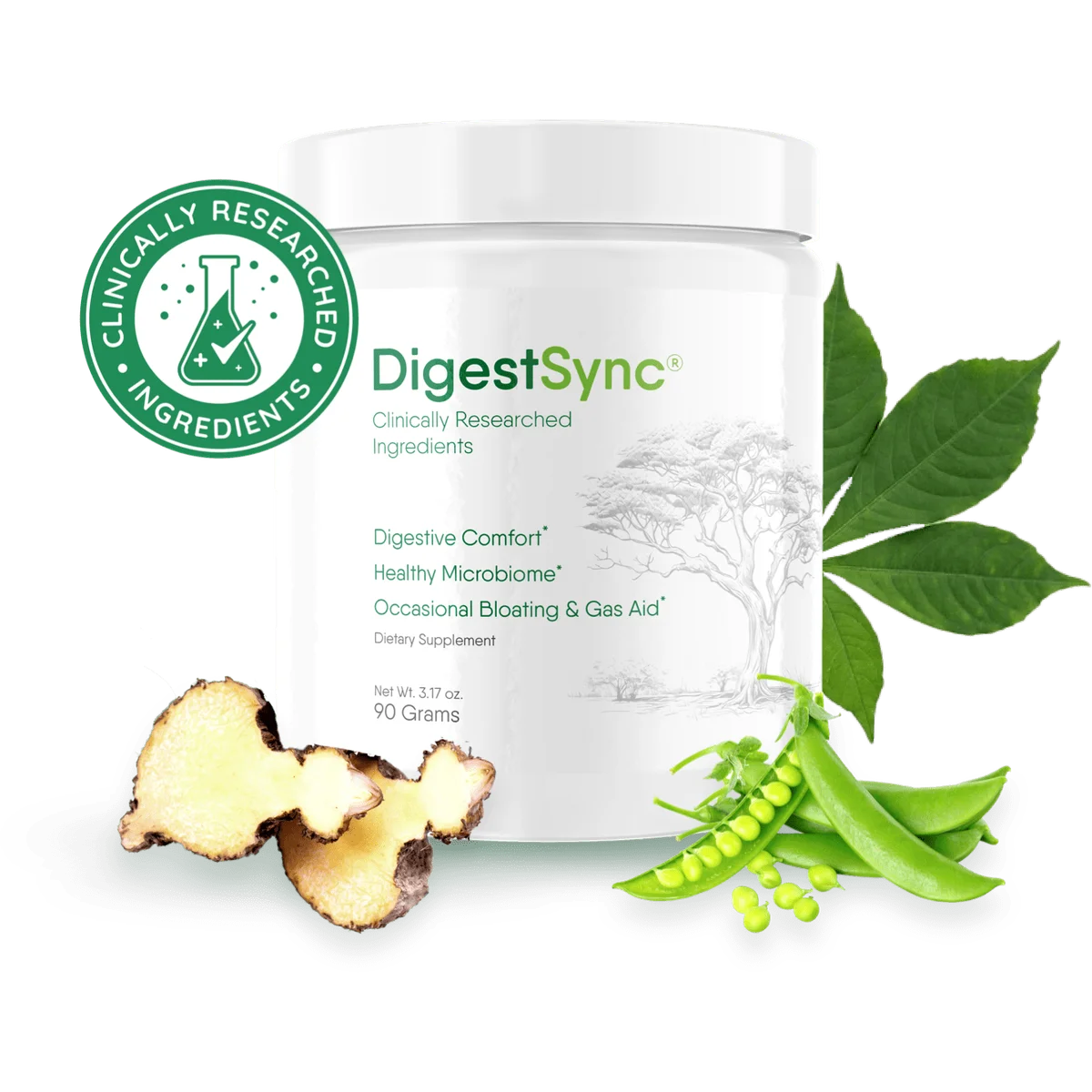 DigestSync Gut & Digestive Support — Front Label
